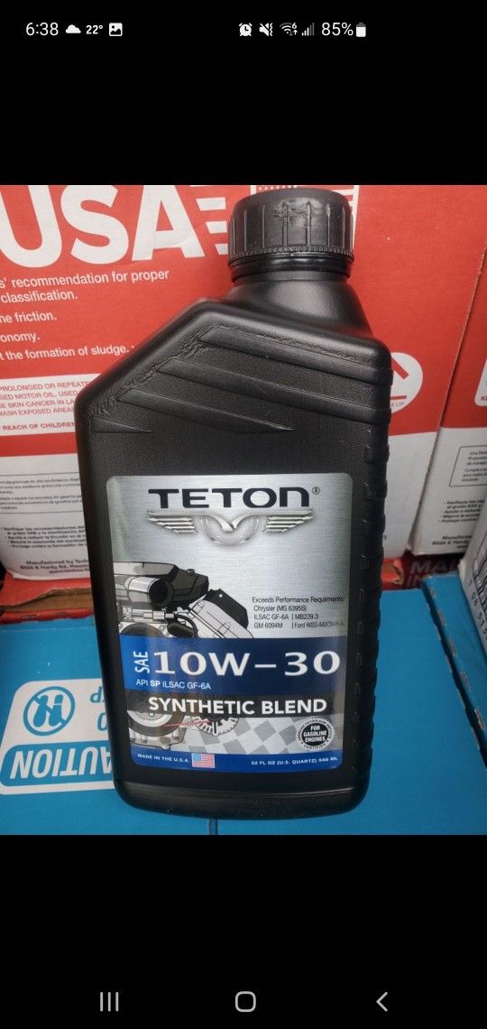 Special Price Motor Oil Case 12QT High Quality Available