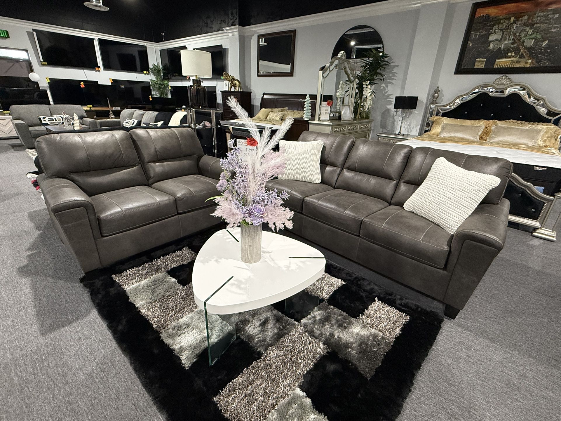2 Pc Sofa And Loveseat