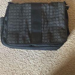 Coach Signature diaper Bag
