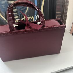 ✨ Burgundy Travel Jewelry/Makeup Organizer ✨