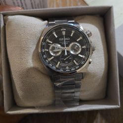 Mens New Seiko Watch 
