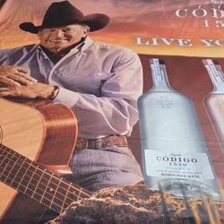 Official George Strait Código 1530 Tequila Promotional Backdrop
Complete Set – Frame • Graphic • Carrying Case