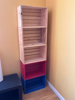 Wooden Crate Set of 5