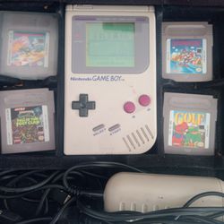 Original Nintendo Game Boy W Tetris + Extra