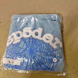 Sky blue spider hoodie