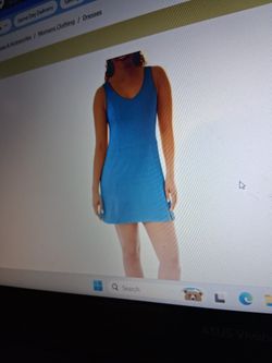 Soft Blue Skort Dress, Size M NEW
