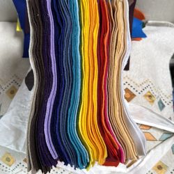 65 Pieces of Felt + Remnants