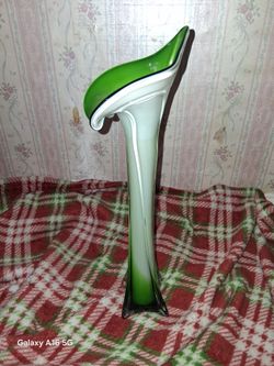Murano Glass Vase .No Cracks Or Chips Produced 1960s /70s