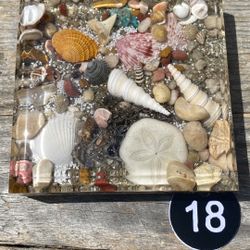 Handmade Tide Pool Resin Coasters / Paper Weights