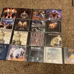 17 Heavy Metal & Hard Rock Music CDs (power & Prog Metal, Prog Hard Rock) Kansas, Nugent, Enchant, Etc