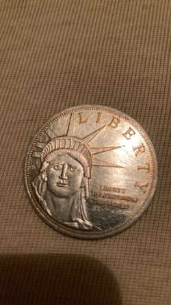 Statue of Liberty dedication token