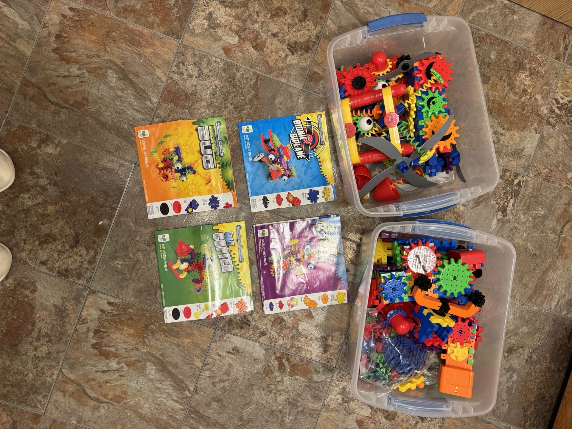 6 Sets Of Techno gears