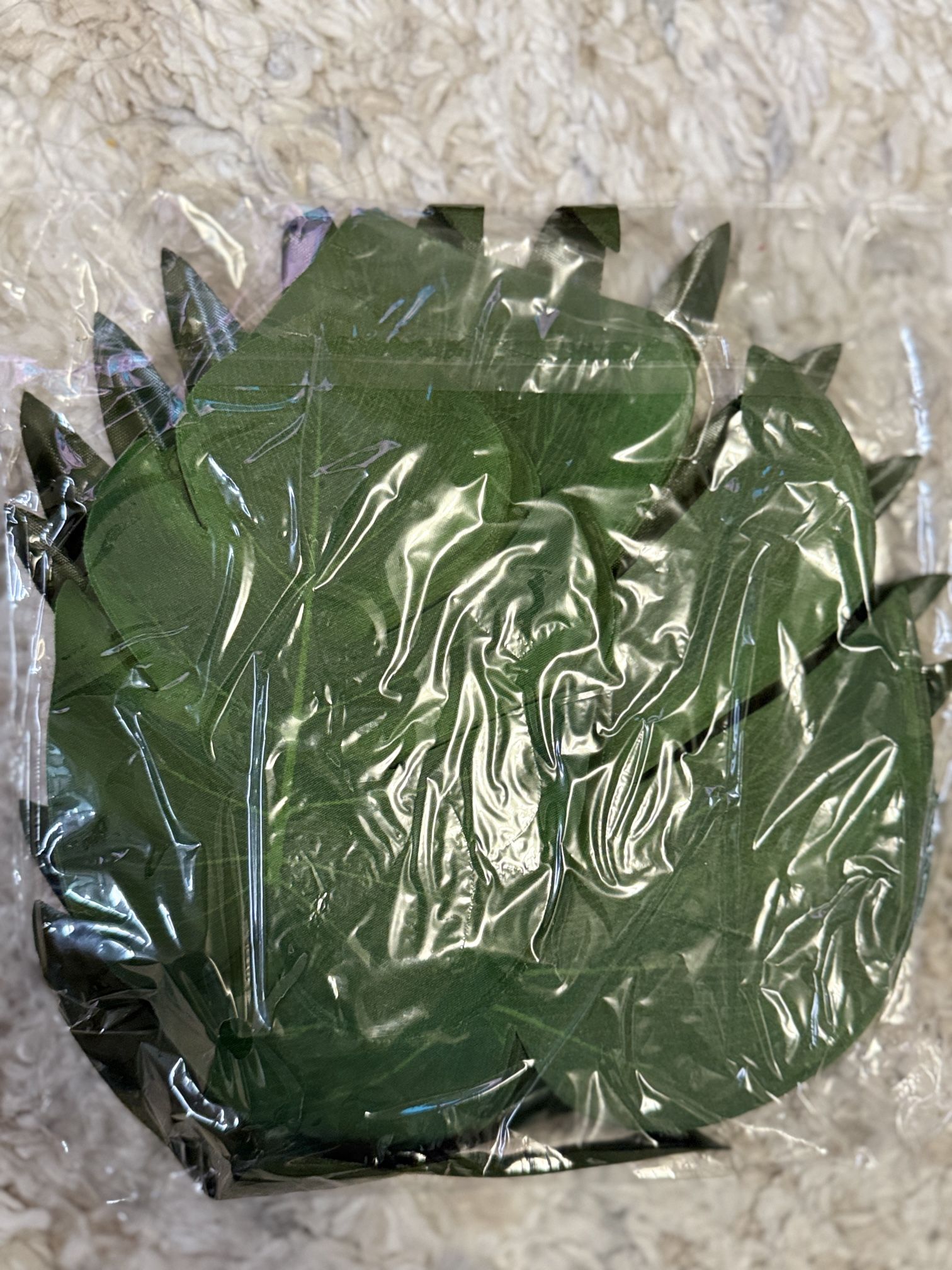 Fake Monstera Leafs