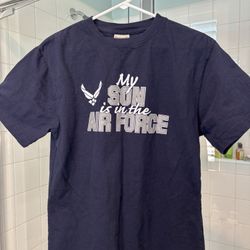 Like-New “My Son is in the Air Force” Shirt - Size Small