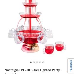 Lighted party fountain