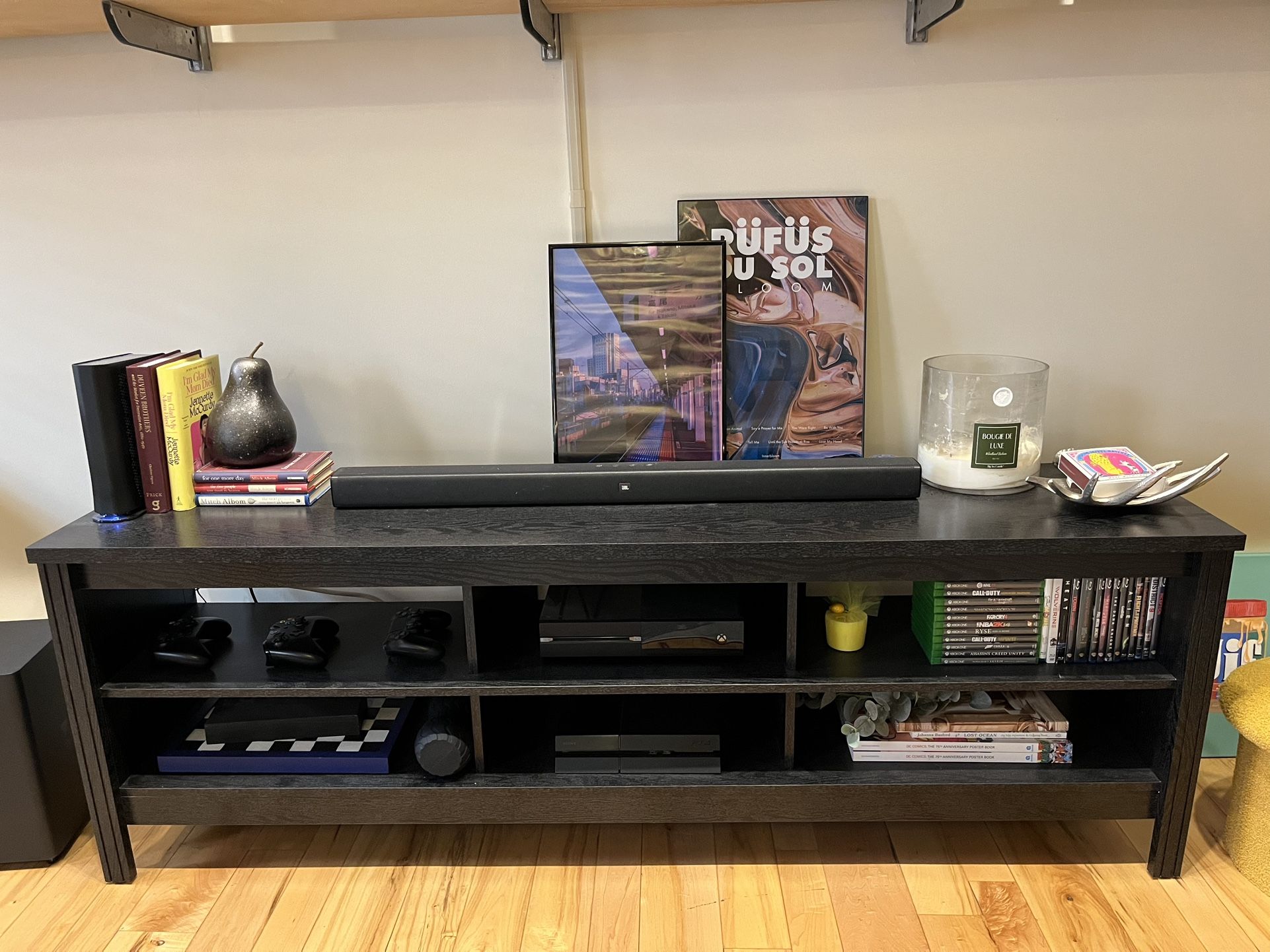 Black TV Stand