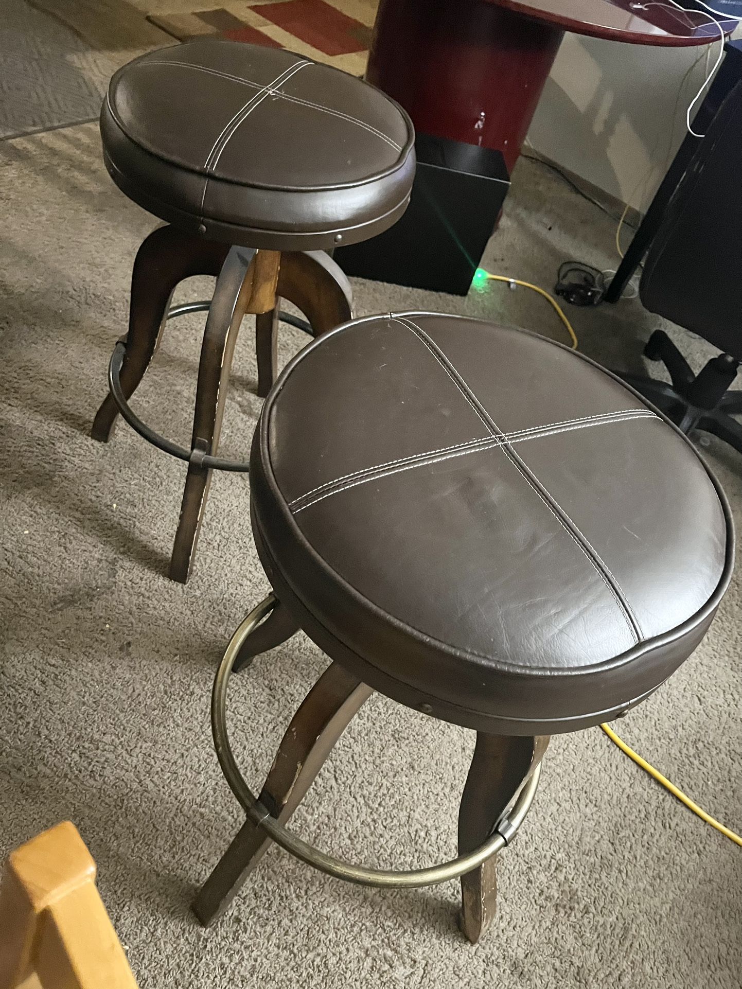 30 Inch Wooden Bar Stool Chair (2)