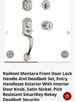 Front door lock set