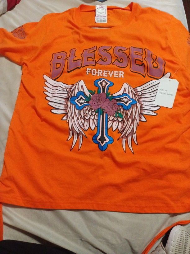 BLESS FOREVER SIZE: 3X COLOR: ORANGE 