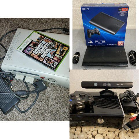Video Game Systems Consoles Lot