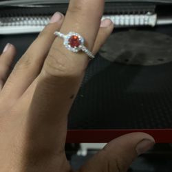 VVS1 Moissanite Diamond Ring 1ct
