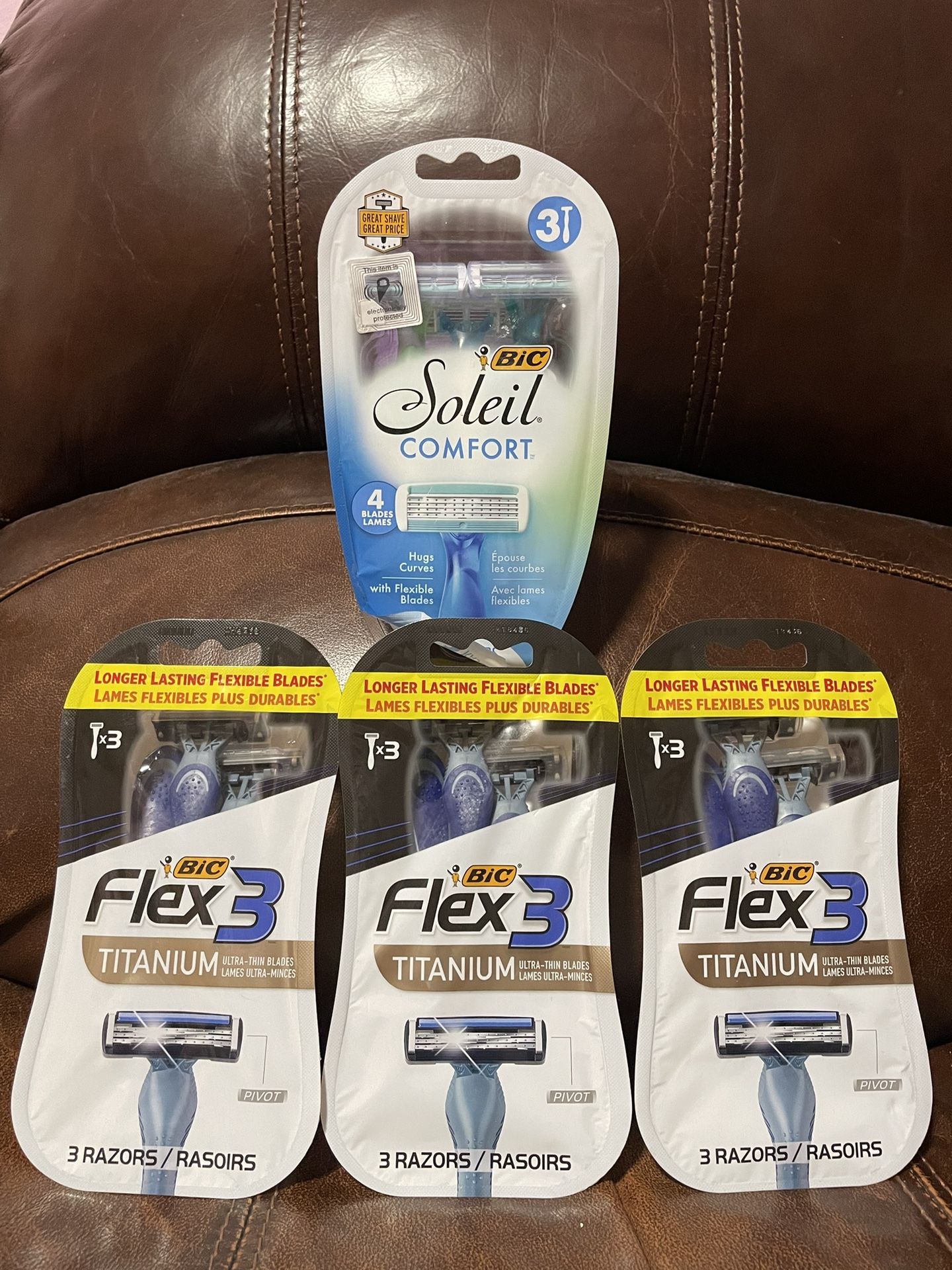 $3 Each Bic Razors pack