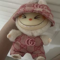 Labubu with gucci outfit 