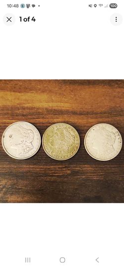 1921 Morgan Silver Dollar $1 Lot of 3 .900 Silver Business Strike P