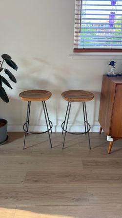FOR SALE: 2 Used Alden Counter Stools – Excellent Condition