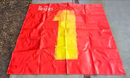 The Beatles #1  Huge Vinyl PVC Wall or Bldg Display Promo Banner