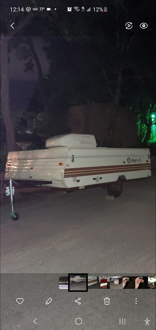 Fully Working Pop Up Trailer 2500 Or Best Offer. Pickup In Santee