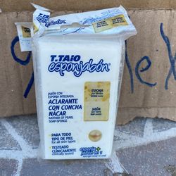 T.TAio Esponjabon Mother Of Pearl/Aclarante Con Concha Nacar 