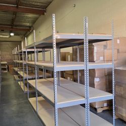 Warehouse Storage Rack Shelving 48 in W x 24 in D Boltless Shelves Delivery Available