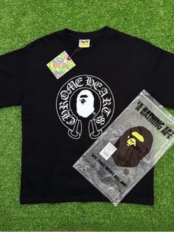 Chrome hearts x bape shirt *size small*