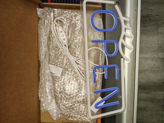 OPEN Sign frame working brand new for stores - Just for $15
