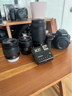 Nikon D5600 Full Kit — 3 Lenses + Godox X2T Flash Trigger