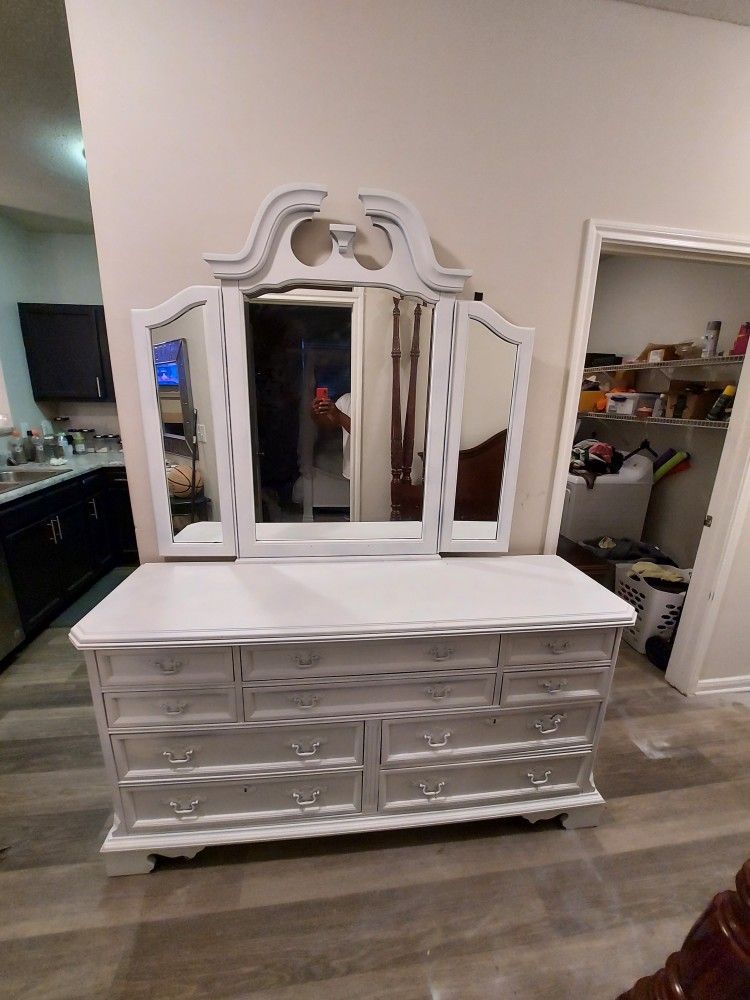 Large Dresser With Mirror Sold Separately 