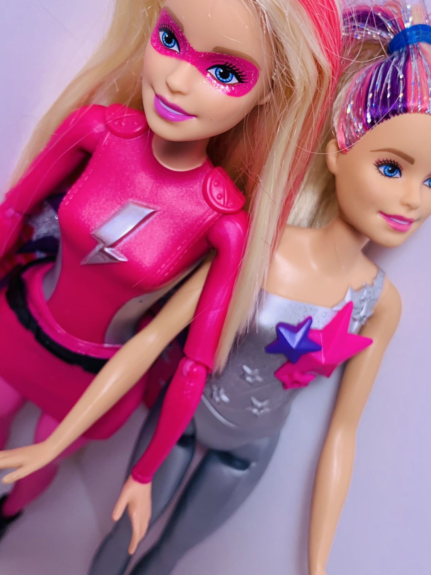 Barbie Power Super Hero Doll Barbie Star Light Starlight Adventure Gown Doll Sparkly Hair Doll