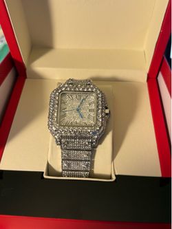 Carti Moissanite iced out watch