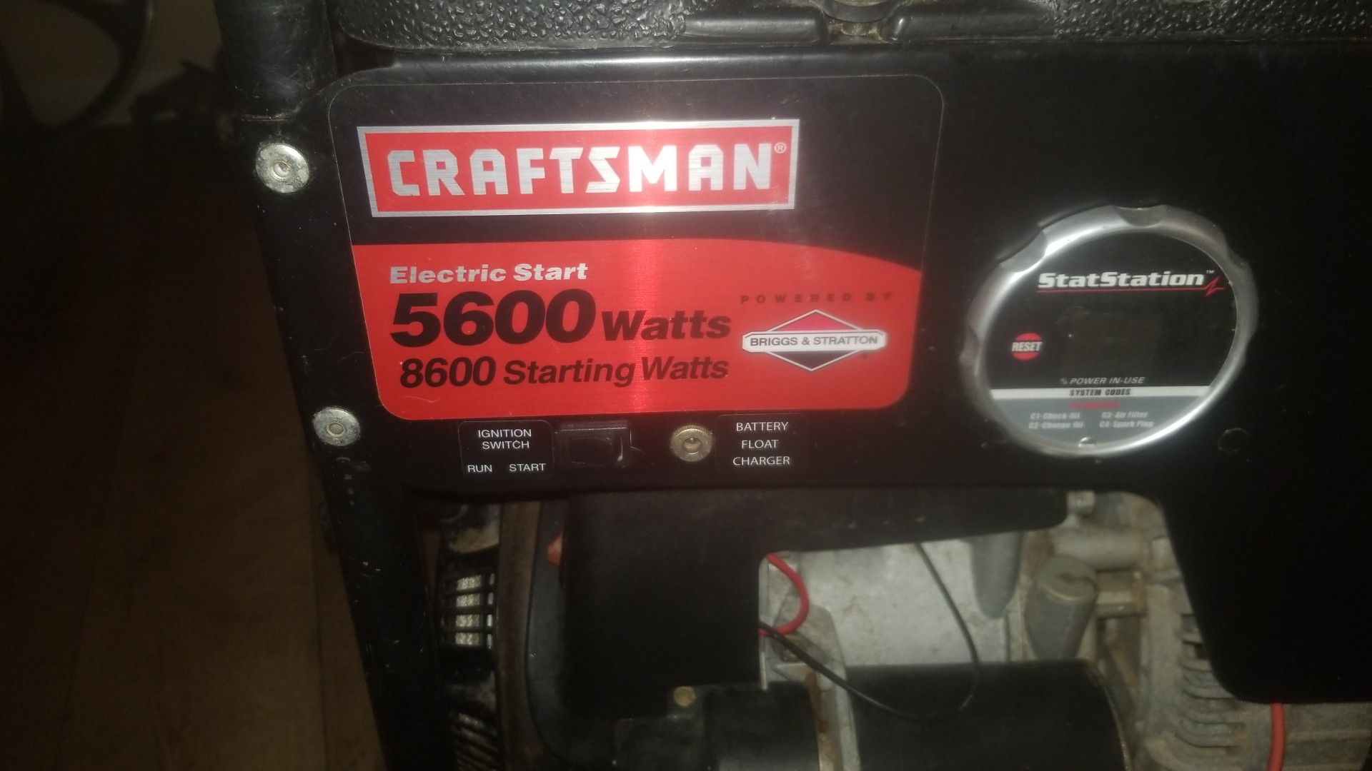 Craftman 5600watt generator