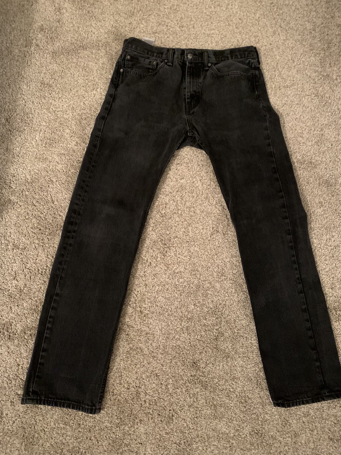 Black Levi 505 Pants