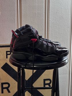 Jordan 6 Rings Black/Fire Red
