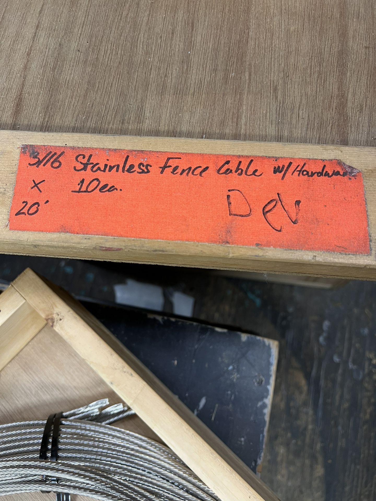 Stainless Steel Cable And Fitting For Railing 