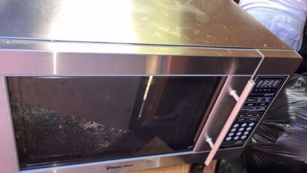 Magic chef stainless steel microwave -FIRM PRICE-