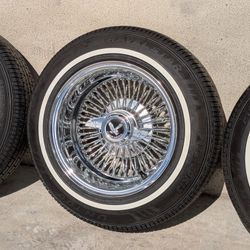 13x7 Spoke Wire Wheels 