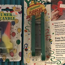 Ribbon Cutter And Candle 