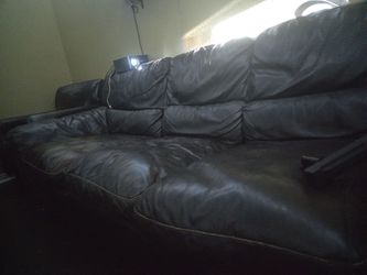 Italian Leather Couch