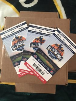 Stockton Ports all star game ticket stubs