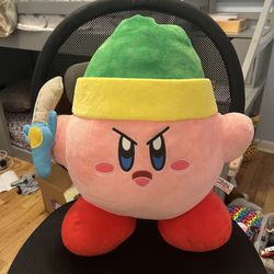 Jumbo Mega Kirby plushie 12”