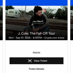 J.Cole Fall-Off Tour tickets
